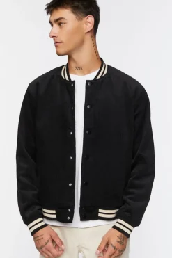 Ribbed Bomber Jacket