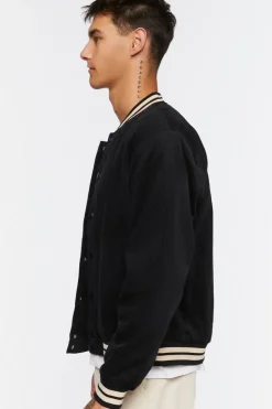 Ribbed Bomber Jacket