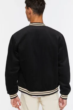 Ribbed Bomber Jacket