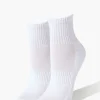 Ribbed Crew Socks