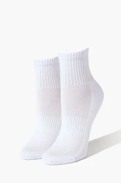 Ribbed Crew Socks