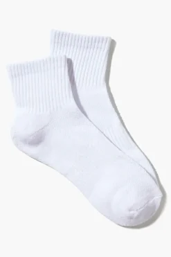 Ribbed Crew Socks