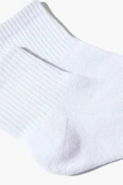 Ribbed Crew Socks