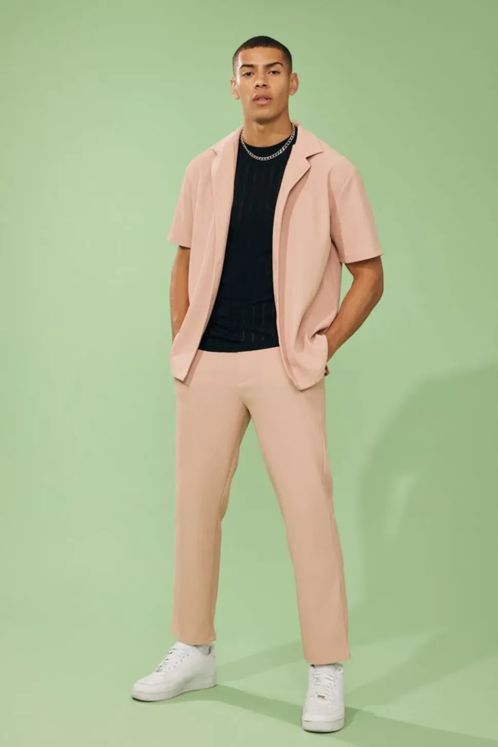 Ribbed Drawstring Pants