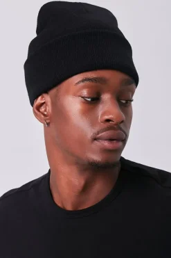 Ribbed Foldover Beanie