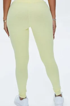 Ribbed High-Rise Leggings