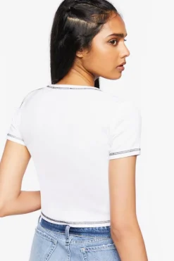 Ribbed Knit Baby Tee
