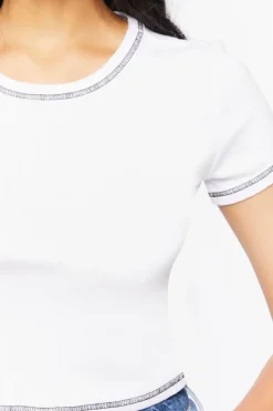 Ribbed Knit Baby Tee
