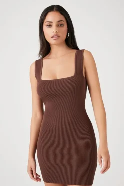 Ribbed Knit Bodycon Mini Dress
