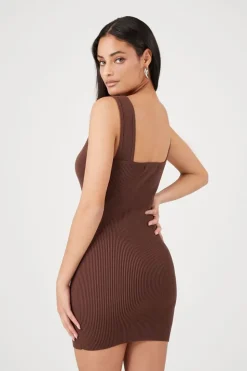 Ribbed Knit Bodycon Mini Dress