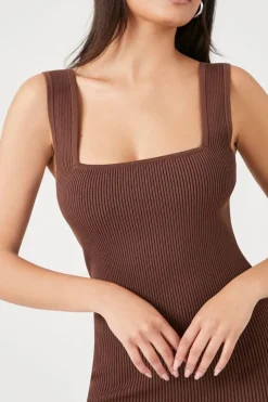 Ribbed Knit Bodycon Mini Dress