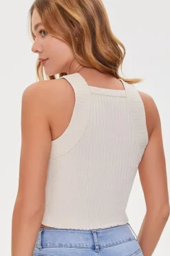 Ribbed Knit Crop Top