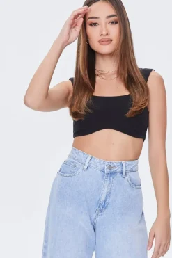 Ribbed Knit Crop Top