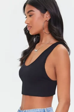 Ribbed Knit Crop Top