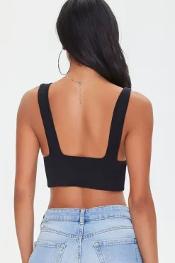 Ribbed Knit Crop Top