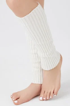 Ribbed Knit Leg Warmers
