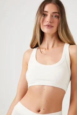 Ribbed Knit Lounge Crop Top