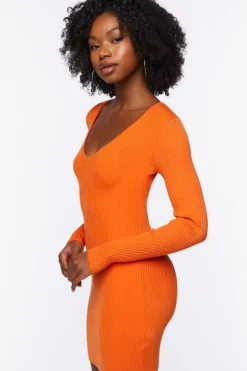 Ribbed Knit Mini Dress