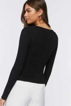 Ribbed Knit Sweater