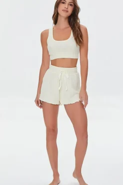 Ribbed Lounge Crop Top