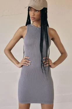 Ribbed Mini Tank Dress