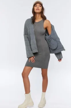 Ribbed Mini Tank Dress