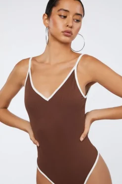 Ribbed Ringer Bodysuit