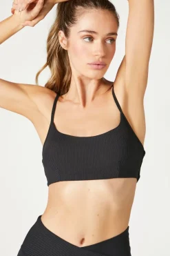 Ribbed Scoop Sports Bra