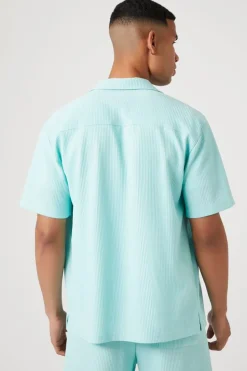 Ribbed Short-Sleeve Shirt