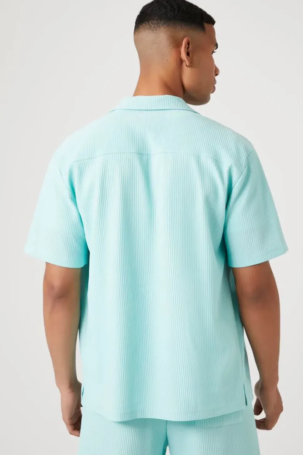 Ribbed Short-Sleeve Shirt
