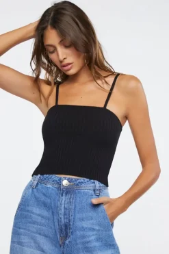 Ribbed Sweater-Knit Cami