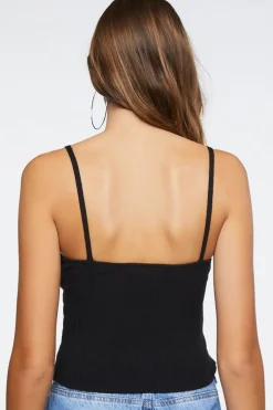 Ribbed Sweater-Knit Cami