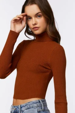 Ribbed Turtleneck Sweater