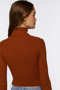 Ribbed Turtleneck Sweater