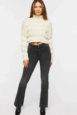 Ribbed Turtleneck Sweater