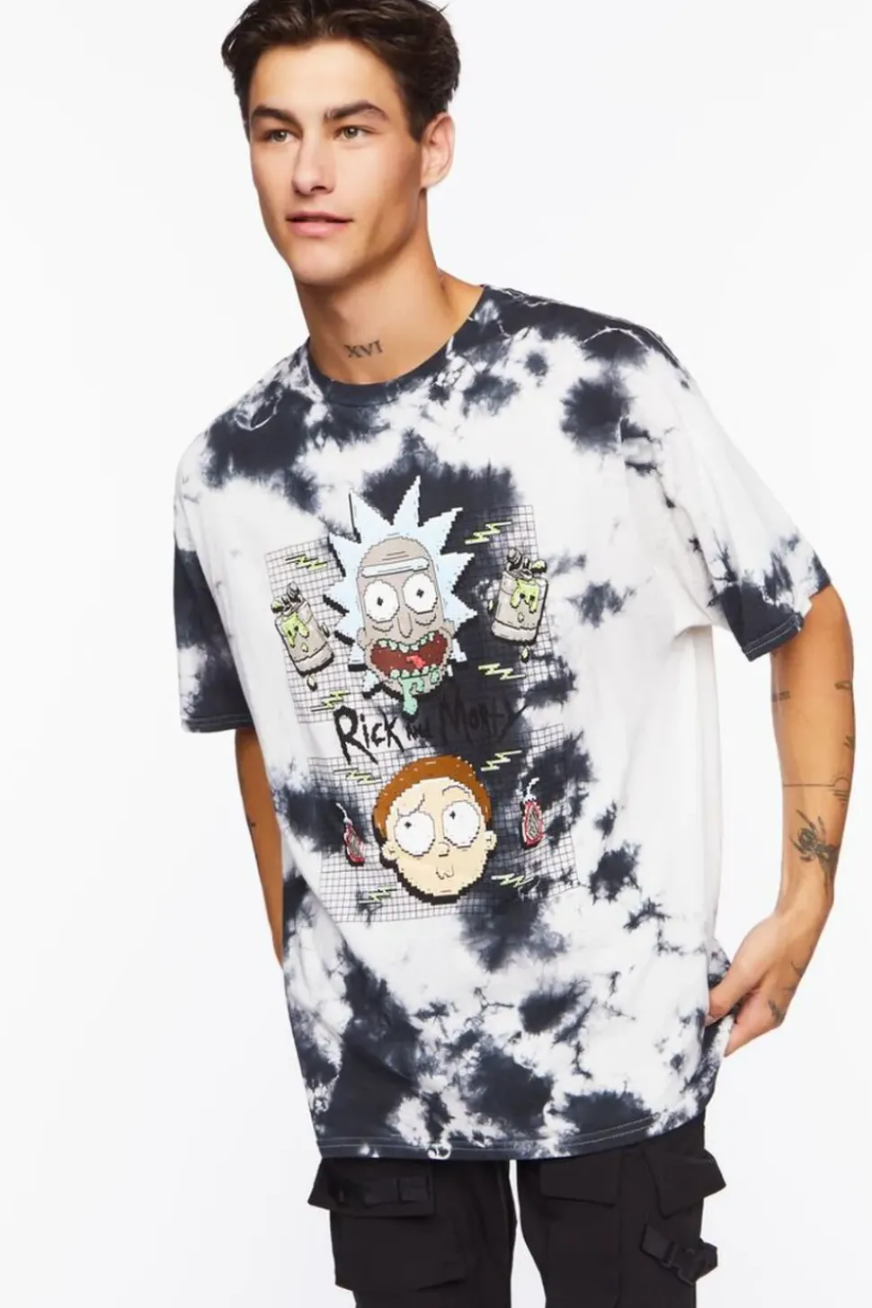 Rick & Morty Tie-Dye Graphic Tee