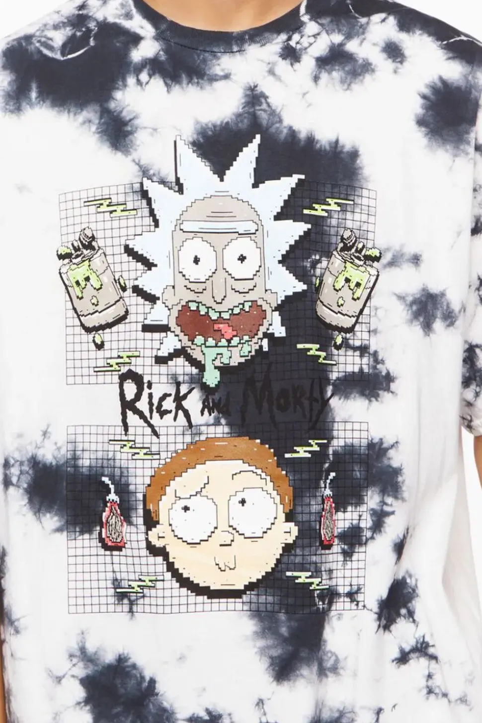 Rick & Morty Tie-Dye Graphic Tee