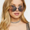 Rimless Butterfly Sunglasses