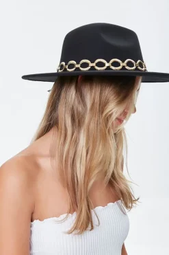 Rolo Chain-Trim Cowboy Hat