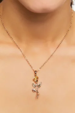 Rose Pendant Necklace