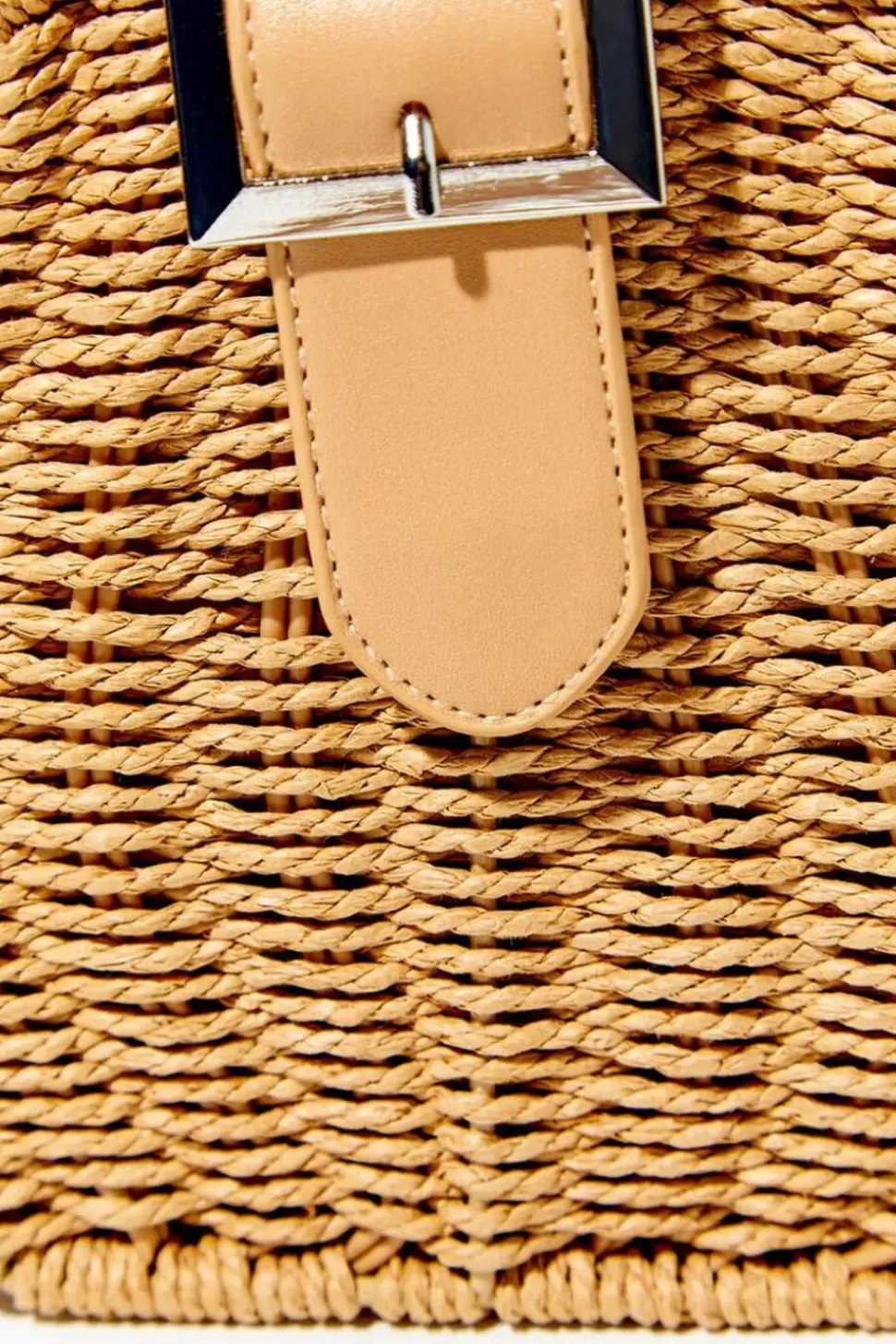 Round Straw Crossbody Bag