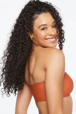 Ruched Bandeau Bikini Top