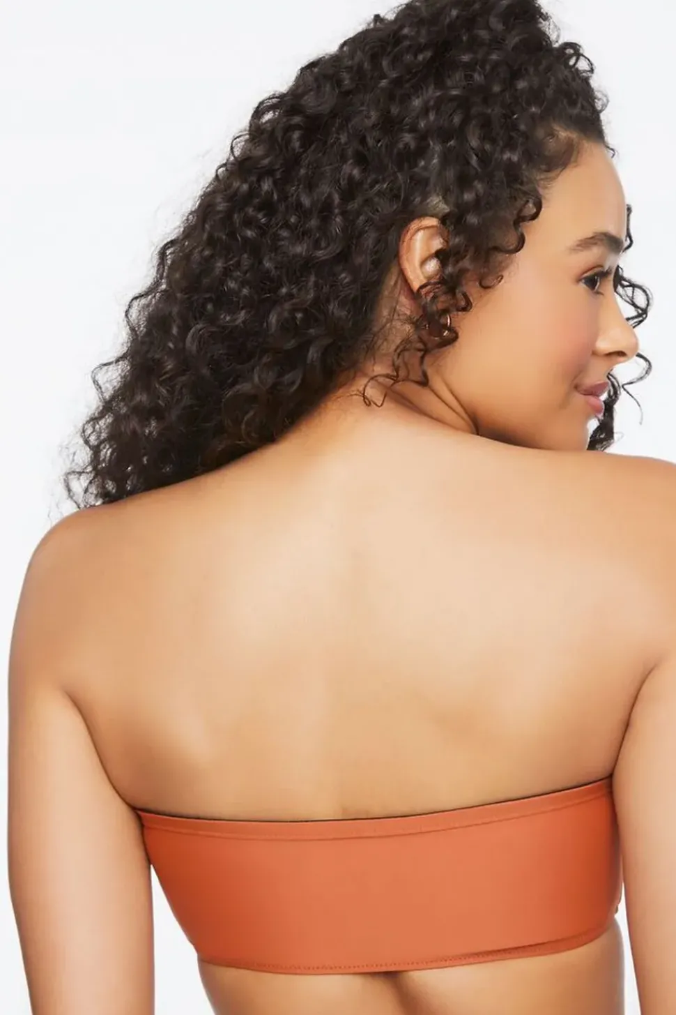 Ruched Bandeau Bikini Top