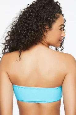 Ruched Bandeau Bikini Top