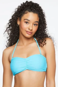 Ruched Bandeau Bikini Top