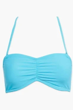 Ruched Bandeau Bikini Top