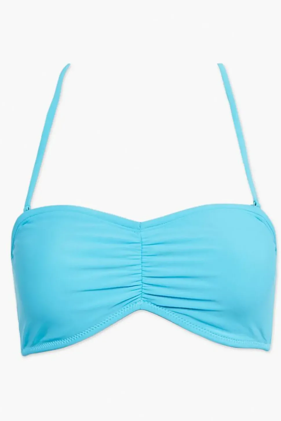 Ruched Bandeau Bikini Top
