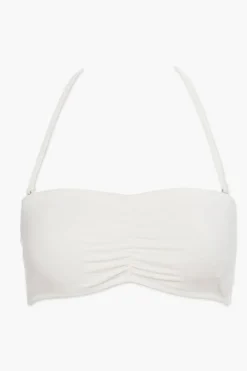 Ruched Bandeau Bikini Top