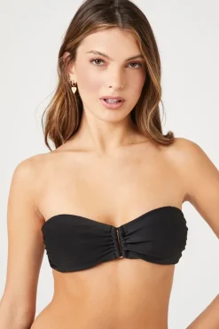 Ruched Bandeau Bikini Top