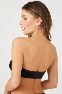 Ruched Bandeau Bikini Top